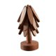 thumbnail image 5 of 3 manteles de madera para mesa, protectores de mesa, centros de mesa resistentes al calor color nogal, 5 of 9