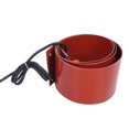 thumbnail image 4 of Calentador de tambor de metal Silicona 200L 1000W 30-150 ℃ 125 mm x 1740 mm Calentador de barril Almohadilla de banda calefactora Enchufe australiano 220 V, 4 of 5