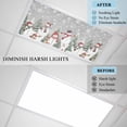 thumbnail image 4 of Grey Christmas Fluorescent Light Covers, Snowman Xmas Tree Snowflake Winter Magnetic Light Covers for Ceiling Lights, Fluorescent Ceiling Shade Filters for Classroom Bedroom Office 4x2Ft x 3PCS, 4 of 8