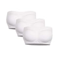thumbnail image 2 of Double Women Plus Size Strapless Bra Bandeau Tube Removable Padded Top Stretchy, 2 of 5