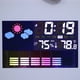 thumbnail image 5 of Despertadores Digitales Multifunción Pantalla A Color Reloj De Escritorio Pantalla Temp Calendario Proyección De Tiempo Methold HA026240-01, 5 of 6