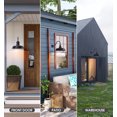thumbnail image 6 of Outdoor Wall Light Dusk to Dawn  17"Gooseneck Barn Light, Waterproof, E26 2 Pack, 6 of 8