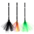 thumbnail image 4 of TERGAYEE Halloween Decorative Brooms,Plastic Witch Broom Props,Witch Broom Party Decoration for Halloween Costume Decoration,Party Spider Prop Glowing Decorative Wizardry Mesh Brooms, 4 of 4