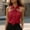 Red summer party blouse for women a1, variant on Summer Party Blouse For Women Halter Knot Front Satin Elegant Slim Fit Top Dressy Casual Shirts Night Out Fashion Clothes, Dark Gray 2XL