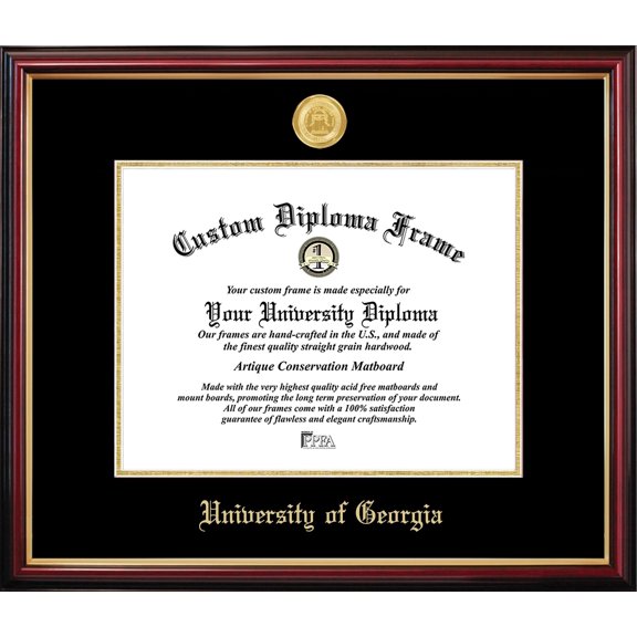 Georgia Bulldogs Petite Diploma Frame