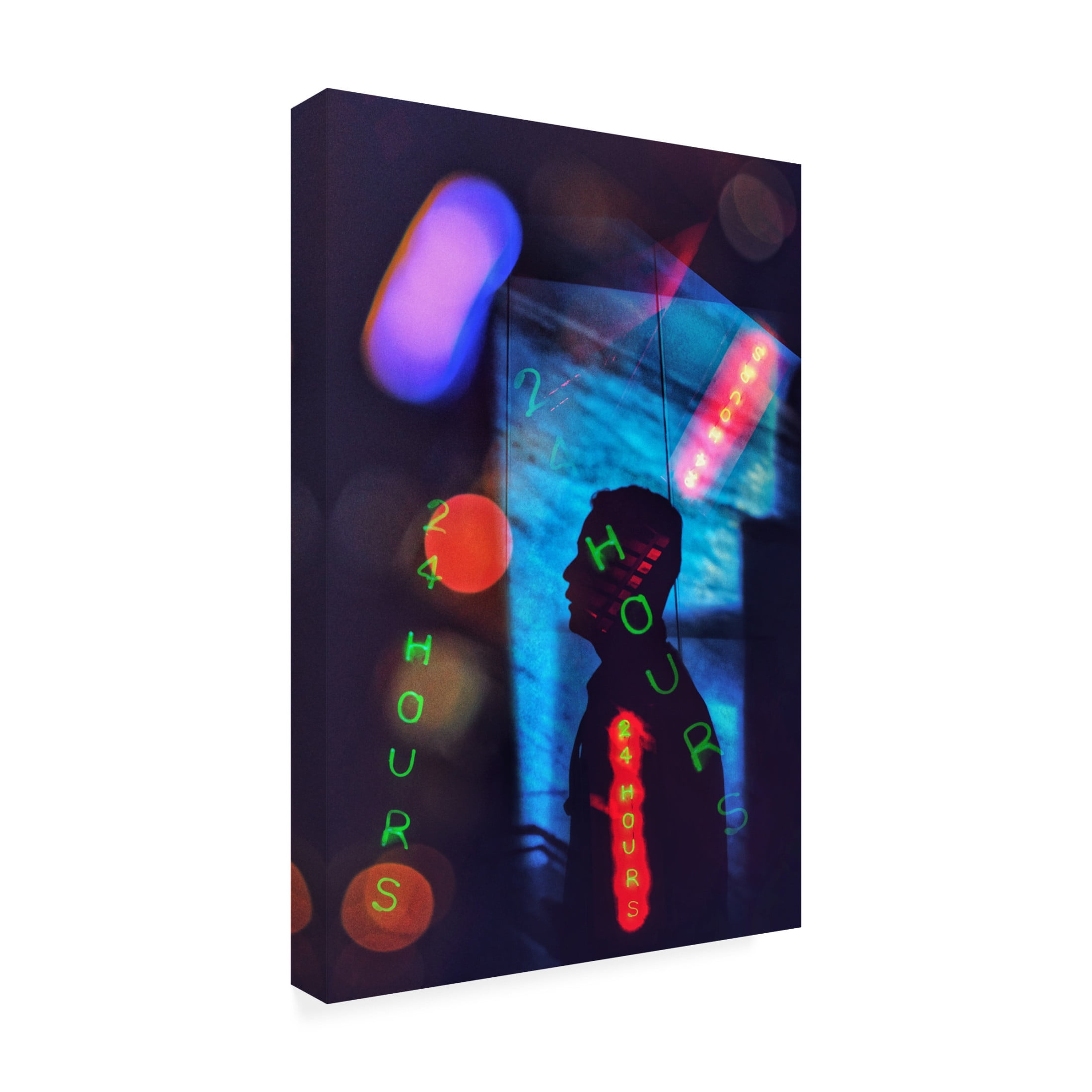 Trademark Fine Art Rahel Jo 24 Hours Canvas Wall Art