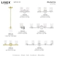 thumbnail image 2 of 17234-05 Livex Lighting Munich - 4 Light Bath Vanity In Contemporary Style-8.5 Inches Tall and 35.5 Inches Wide-Polished Chrome Finish, 2 of 11