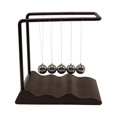 thumbnail image 2 of Bolas de Newton cuadradas, regalo para niños, bolas de equilibrio de cuna de Newton para adorno de mesa Negro, 2 of 9