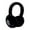 Black, variant on erfcxs Bluetooth Earphones Unisex Foldable Winter Plus Velvet Warm Ear Warmer Wireless Music Bluetooth Headset Microphone