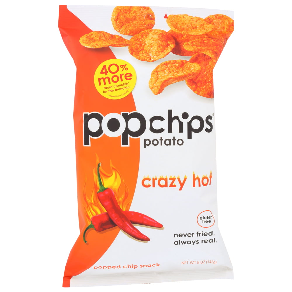 Popchips Potato Chip - Crazy Hot , 5 Oz - Walmart.com - Walmart.com