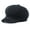black, variant on New Light Core Velvet Striped Ladies Hats Retro Curved Cornary Peaked Hat Warm Octopus Hat Cross -Border Hat