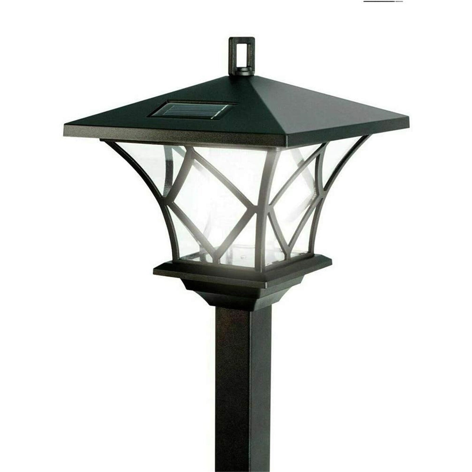 Outdoor Post Lights Solar Led Pillar Lamp Vintage Style Pole Lighting for Garden Patio Pathway Backyard Front Door Weatherproof Auto Dusk To Dawn Sensor