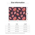 thumbnail image 2 of Throw Blanket for Couch, Donut Print No.9019 Super Soft Fuzzy Comfy Warm Throw Blanket, Cuteness Lightweight Cozy Plush Flannel Blanket & Throws for Sofa and Bed All Season, 2 of 5