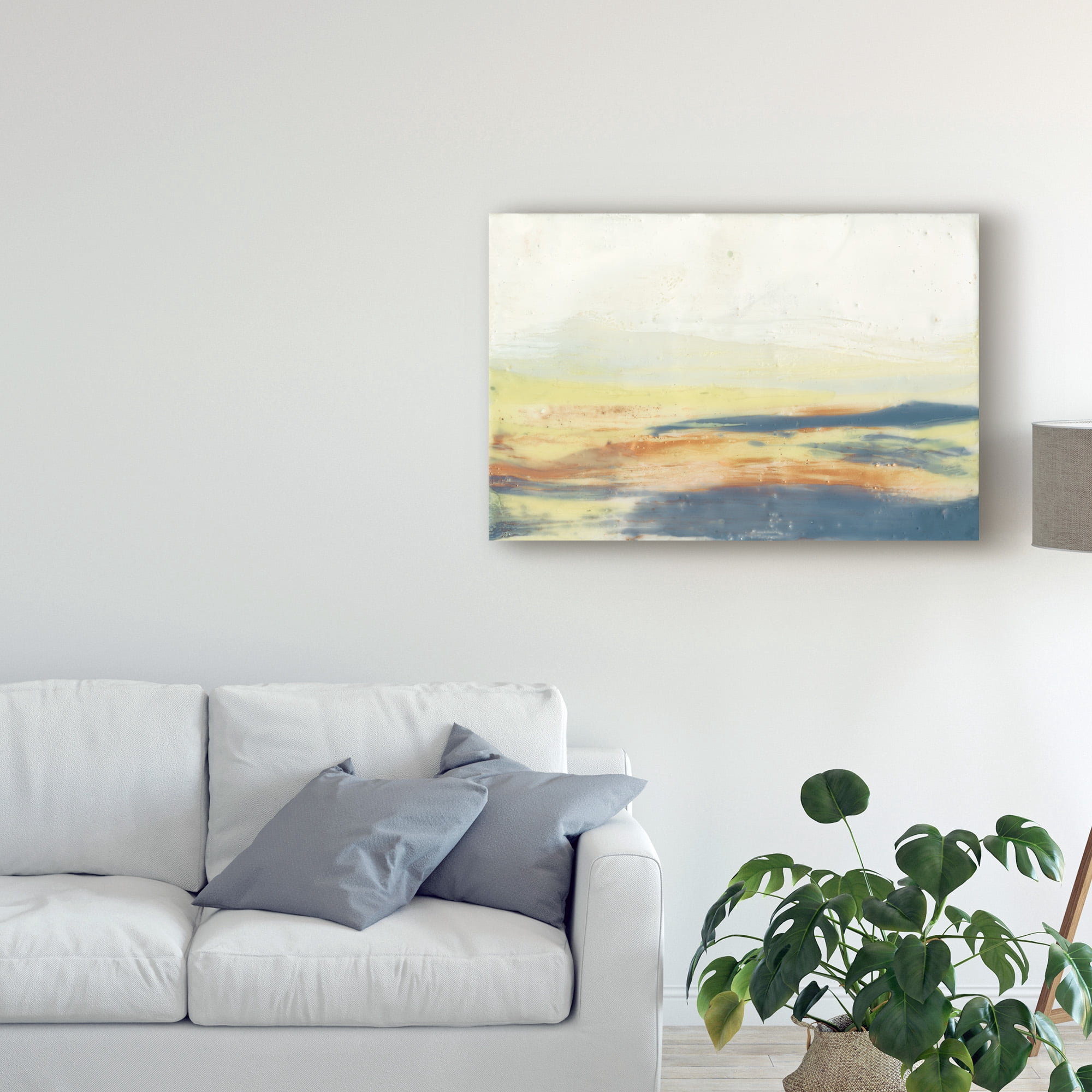 Bronze Horizon I' Canvas Art by Jennifer Goldberger