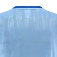 thumbnail image 4 of SGFCWSX Mens Soccer Outfit 2 Piece V Neck Quick Dry Breathable Short Sleeve Shirt and Shorts Football Training Athletic Set Blue Size 5XL, 4 of 5