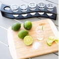 thumbnail image 3 of LEMONSODA Shot Glasses Set of 6 with Wood Layered Base - 1 oz Cool Shot Glasses, 3 of 4