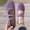 Purple, variant on NOKIO Women's Ma𝗋y Jane𝗌 Sandals Summer Breathable Knit L𝗈afers S𝗅ip On Casual F𝗅a𝗍s Sandles Closed Toe Daily Work School Walking Slippers With Elastic Strap