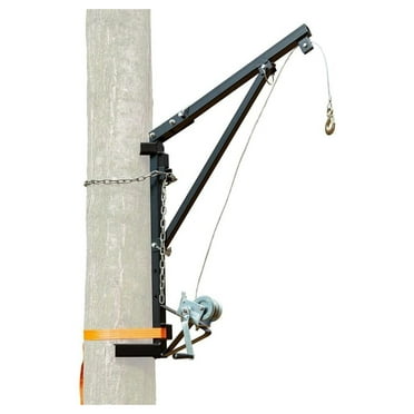 Steel Tree-Mounted Deer Hoist - 300 lb. Weight Capacity, Lightweight, Portable