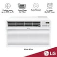 thumbnail image 3 of LG 9,800 BTU Through-the-Wall Air Conditioner with Remote Control, White, LT1016CER, 3 of 12