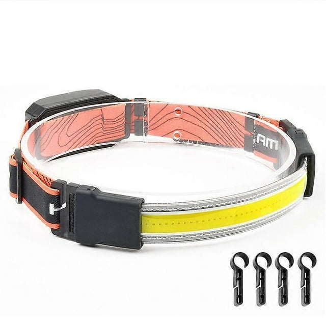 Large Flush COB Headlight Rechargeable+4 Buckles Rechargeable+4 Buckles