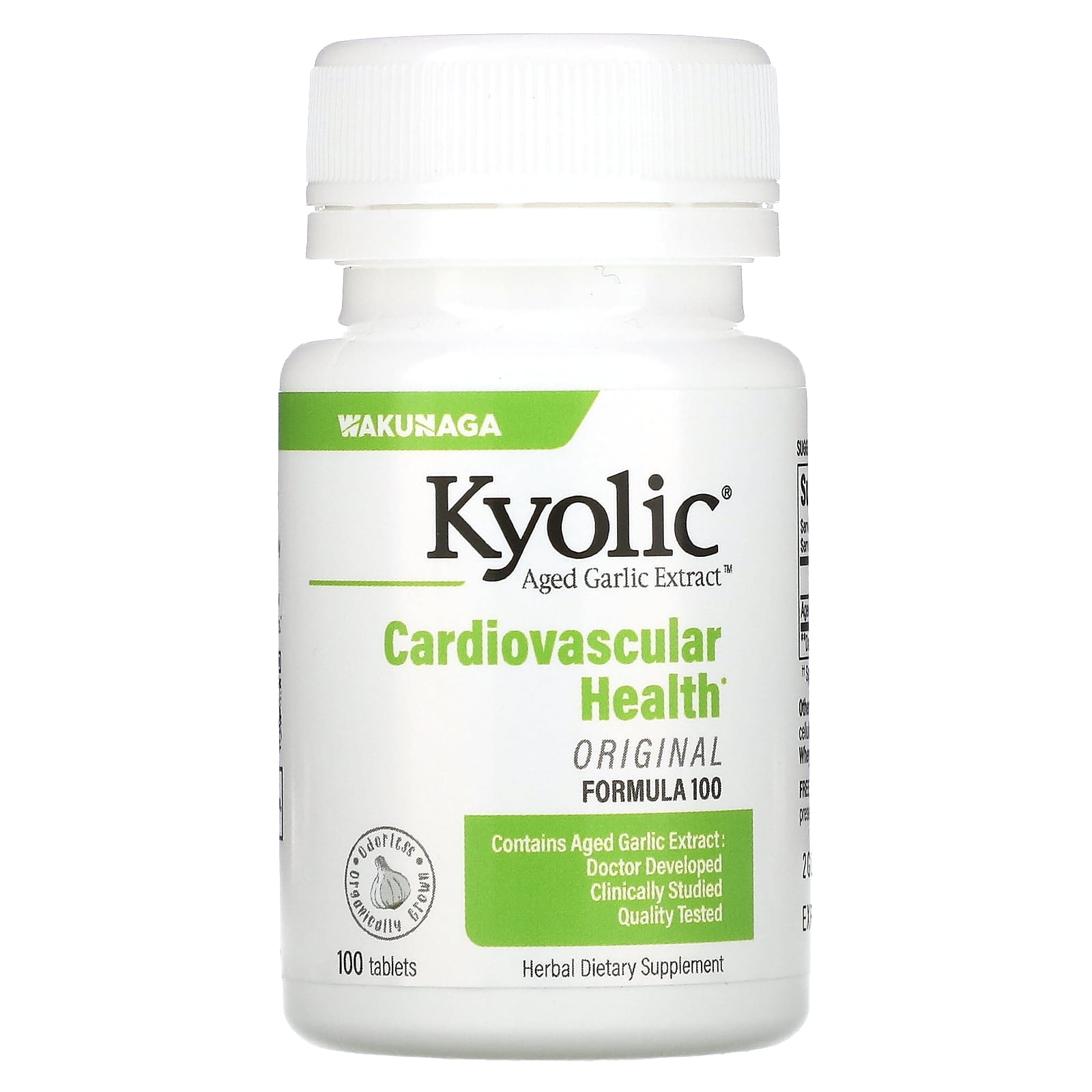 Kyolic Garlic Cardiovascular Formula 100 By Kyolic - 100 Tablets