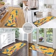 thumbnail image 6 of Yayeee Runner Rug for Bedroom 2'x6' Machine Washable Hallway Non Slip Mat, Yellow Sardines Pattern, 6 of 8