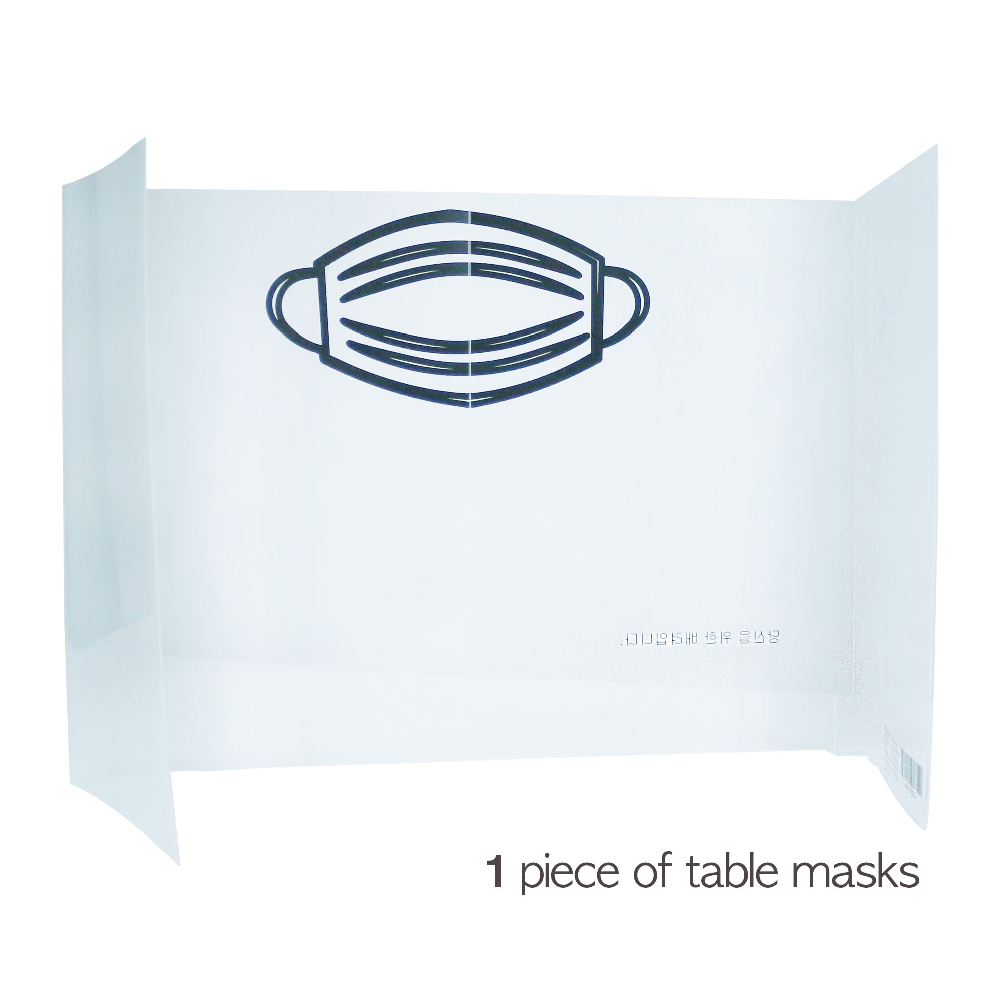 Clear Transparent Sneeze Guard Folding Portable Plastic Table Divider