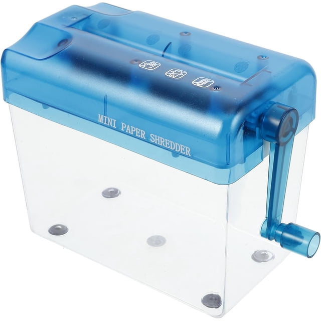 Manual Mini Paper Shredder A6 Desktop Handheld Documents Cutter Portable Office Home Paper Cutting Machine
