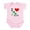 Petal Pink, variant on CafePress - I Heart (Love) Brussels Sprouts Infant Bodysuit - Baby Light Bodysuit, Size Newborn - 24 Months