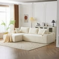 thumbnail image 6 of 108*68 inch Cloud Sofa, Modular Design, White, for Living Room, 6 of 24