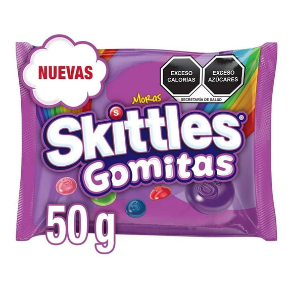 Gomitas Skittles moras con sabores de frutas 50 g