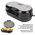 thumbnail image 4 of Mini Pancake Maker with Double Non Stick Plate, 850W Small Electric Grill for Burger Breakfast Lunch Snacks, Aluminum Heating Plate, Safe Touch Handle, 4 of 7