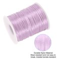 thumbnail image 4 of Uxcell 1.5mm x 109 Yard Nylon Satin Cord 1.5mm Beading String Braided Rope, Light Purple, 4 of 6