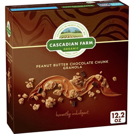 Cascadian Farm Organic Granola, Peanut Butter Chocolate Chunk, 12.2oz