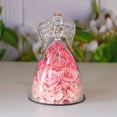 thumbnail image 2 of Gifts for Her, Glass Angel Figurine with Three Roses Gifts,Preserved Forever Real Rose Gifts for Women, Angel Guardian with Rose Flower Gift - pink, 2 of 6