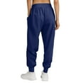 thumbnail image 4 of Ktyne Womens Scrub Bottoms Ultra Soft Four-Way Stretch Scrub Pants with Pockets Anti-Wrinkle Slim Fit Yoga Style Scrub Pants Casual Drawstring Running Sweatpants Royal Blue M, 4 of 4