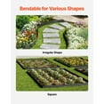 thumbnail image 4 of VEVOR Steel Landscape Edging, 5 Packs 39 x 4 in Rust-Resistant Metal Landscape Edging, Bendable Garden Edging Border, Heavy Duty Lawn Edging, Easy-to-Install, Flower Bed Yard Pathway Divider Black, 4 of 9