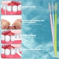 thumbnail image 2 of 800Pcs Double-Head Toothpicks, Disposable Plastic Toothpicks for Teeth Cleaning, Interdental Brushes Oral Care DentalPicks, 2 of 4