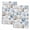 White Blue, variant on Beach Coastal Kitchen Towels Set of 1, Ocean Nautical Starfish Coral Seashells Absorbent Dish Towels for Kitchen, Microfiber Hand Towel, Quick Drying Tea Towel for Cleaning Decorative Dishcloths