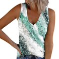 thumbnail image 1 of HNMKIU Festival Season Crop Tops Womens Tanks And Casual Sleeveless Tops For Summer With Round Neck Design And Pattern Decoration For Jeans, 1 of 4