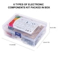 thumbnail image 3 of Graflsoa Kit de Testeur de Transistors LCR-T4 avec Pack de Composants Électroniques 6-en-1 et Étui de Protection, 3 of 6