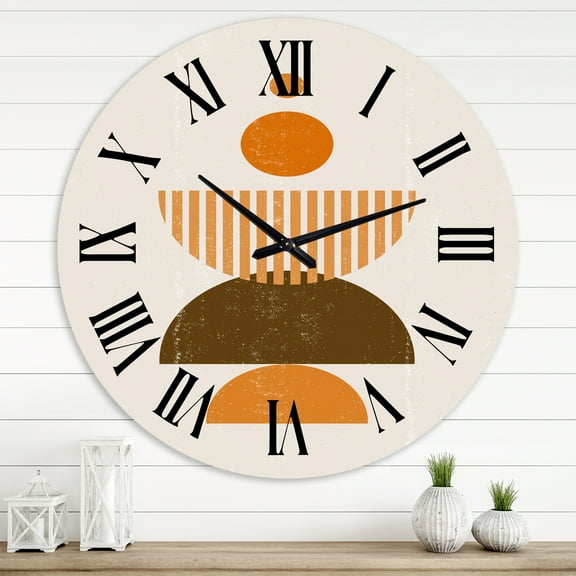 Designart 1 in Modern,Contemporary Wall Clock