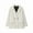 #062-White, variant on Roncen Women's Fashion Double-Breasted Blazer Jacket - Long Sleeve Casual Button Front Coat - Slim Fit Office & Everyday Outwear with Notched Lapel