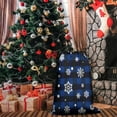 thumbnail image 4 of Christmas Bags Drawstring,Blue Christmas Snowflake Pattern Large Xmas Christmas Gift Bags,Reusable for Xmas and New Year Party Favors and Supplies,27.6" X 19.7", 4 of 5