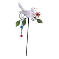 thumbnail image 4 of Estaca de Metal para jardín de pájaros, carillón de viento decorativo para patio, letrero de pájaro, adorno para jardín de césped, estatua de pájaro para cama de flores exterior, 4 of 8