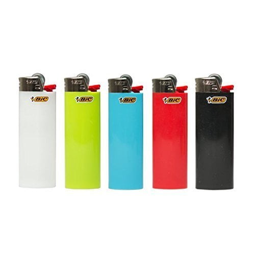 50 Full Size BIC Lighters Assorted Color Multipurpose Kitchen BBQ Fireplace Camo 