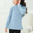 thumbnail image 2 of Mepaouo Boys Girls Long Sleeve Shirts Kids Turtleneck Pullover Toddler Basic Tees Tops T-Shirts Blue 9-10 Years, 2 of 5