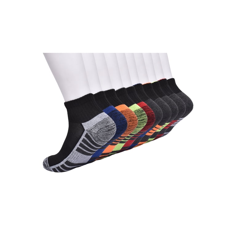 Athletic Works Boys Cushioned Ankle Socks, 10-Pack photo 5