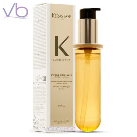 Kerastase Renovated Elixir Ultime Oil Refill | Versatile Beautifying Treatment, 75ml