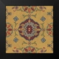 thumbnail image 2 of Vess, June Erica 20x20 Black Modern Framed Museum Art Print Titled - Ochre Tapestry VIII, 2 of 5